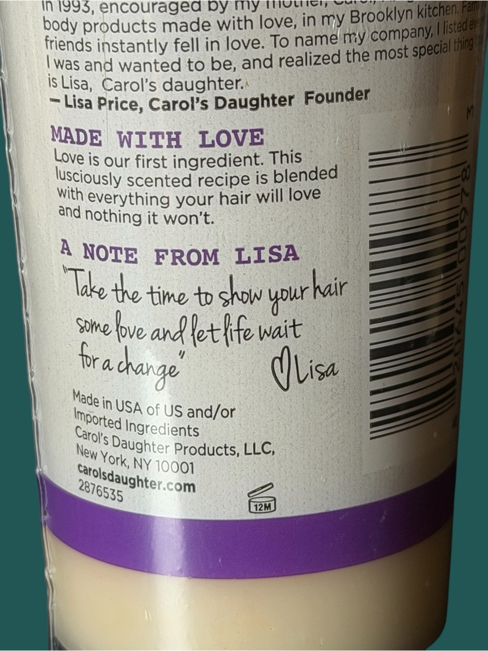 Black Vanilla Luscious Moisture Conditioner - 8.5 fl. oz. SEALED! - Picture 6 of 8